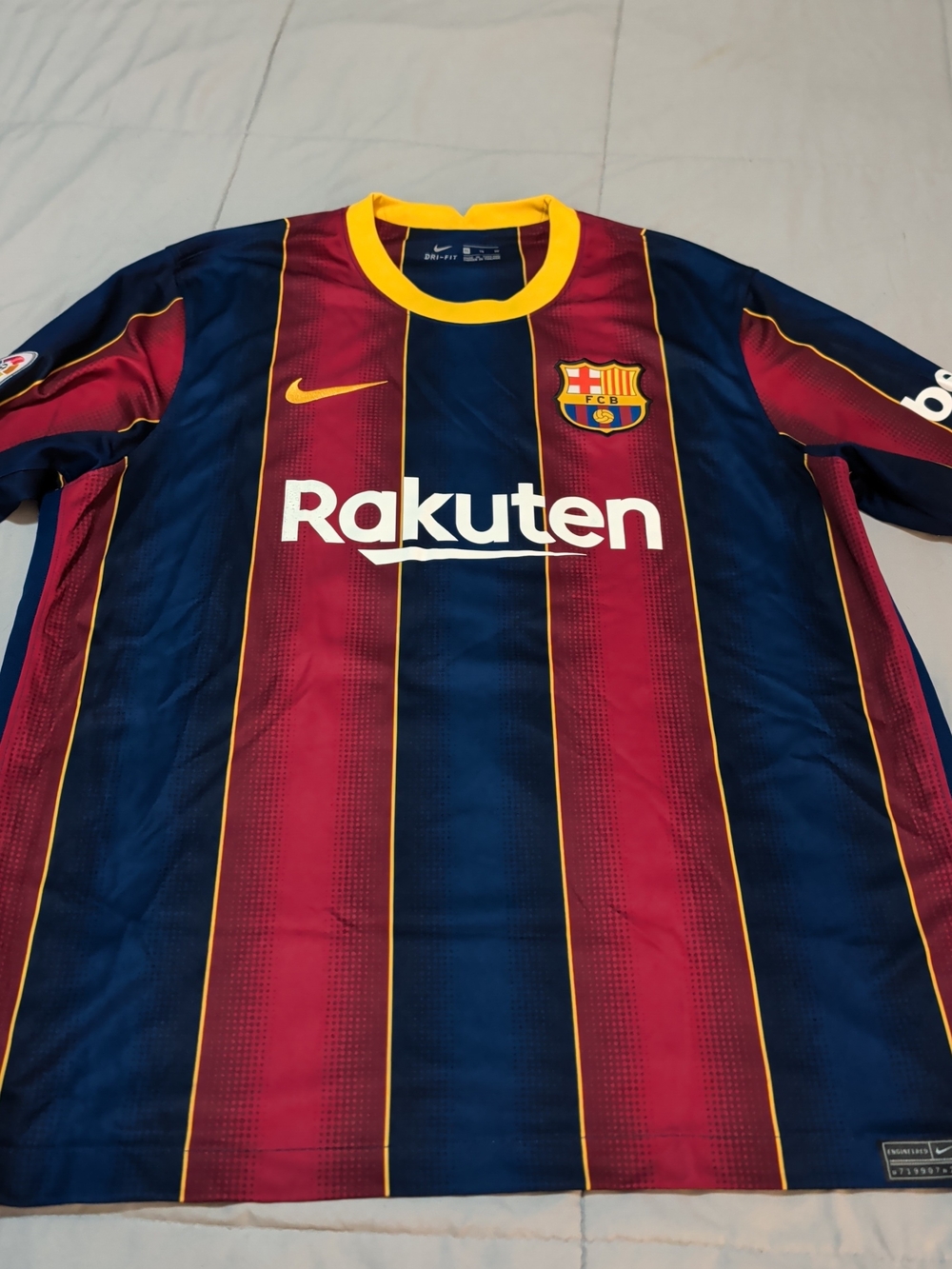 Nike FC Barcelona Home Jersey - Navy, Maroon & Yellow